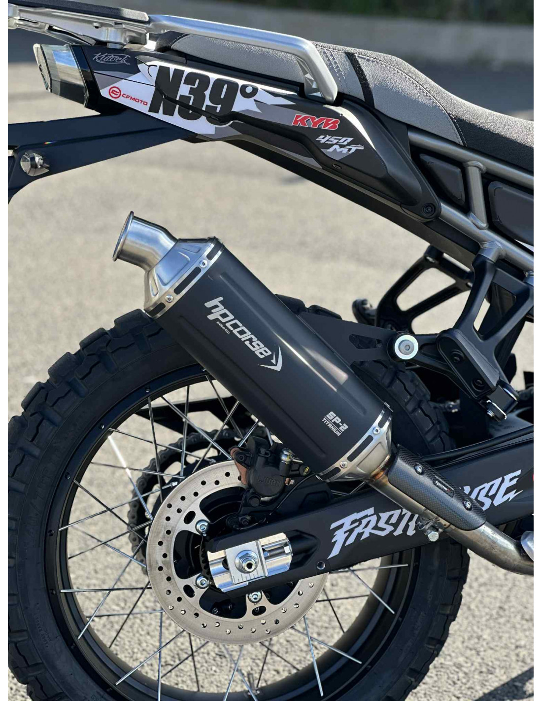 Echappement HP CORSE SP-2 court noir... Echappement HP CORSE SP-2 court noir...